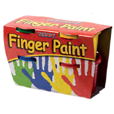 Dala Teddy Finger Paint Kit 4 x 100ml